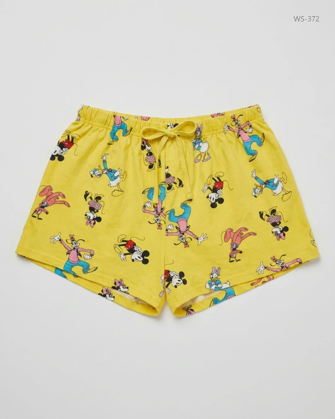 Secondhand Branded Womens Shorts by Primark, Yellow Cotton fabric, Premium condition, for Women - Online Thrift Shop Islamabad Pakistan