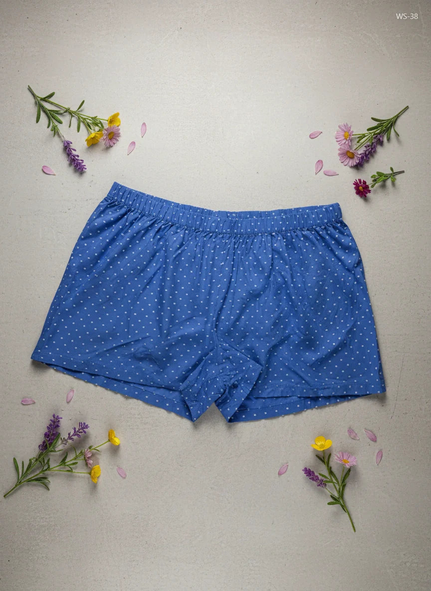 Womens Shorts | Primark | Preloved Branded | Blue Cotton | Premium | OTS Thrift Store Karachi Pakistan