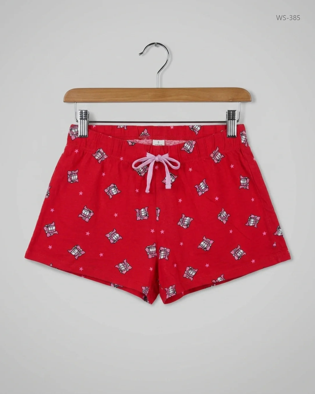 Womens Shorts | New Look | Preloved Branded | Red Cotton | Premium | OTS Thrift Store Peshawar Pakistan