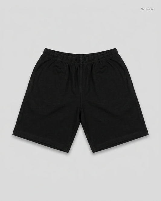 Shop Premium Womens Shorts by Pujama Factory | Preloved Branded Clothes | Black Cotton | Women | OTS Thrift Store Lahore Pakistan