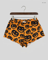 CUT LABEL Orange Womens Shorts (WS-389)