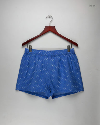 Womens Shorts | Primark | Preloved Branded | Blue Cotton | Premium | OTS Thrift Store Karachi Pakistan