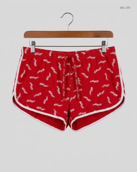 Premium Condition Womens Shorts | Preloved Vintage | Red Cotton | Thrift Shop for Women Islamabad Pakistan | OTS