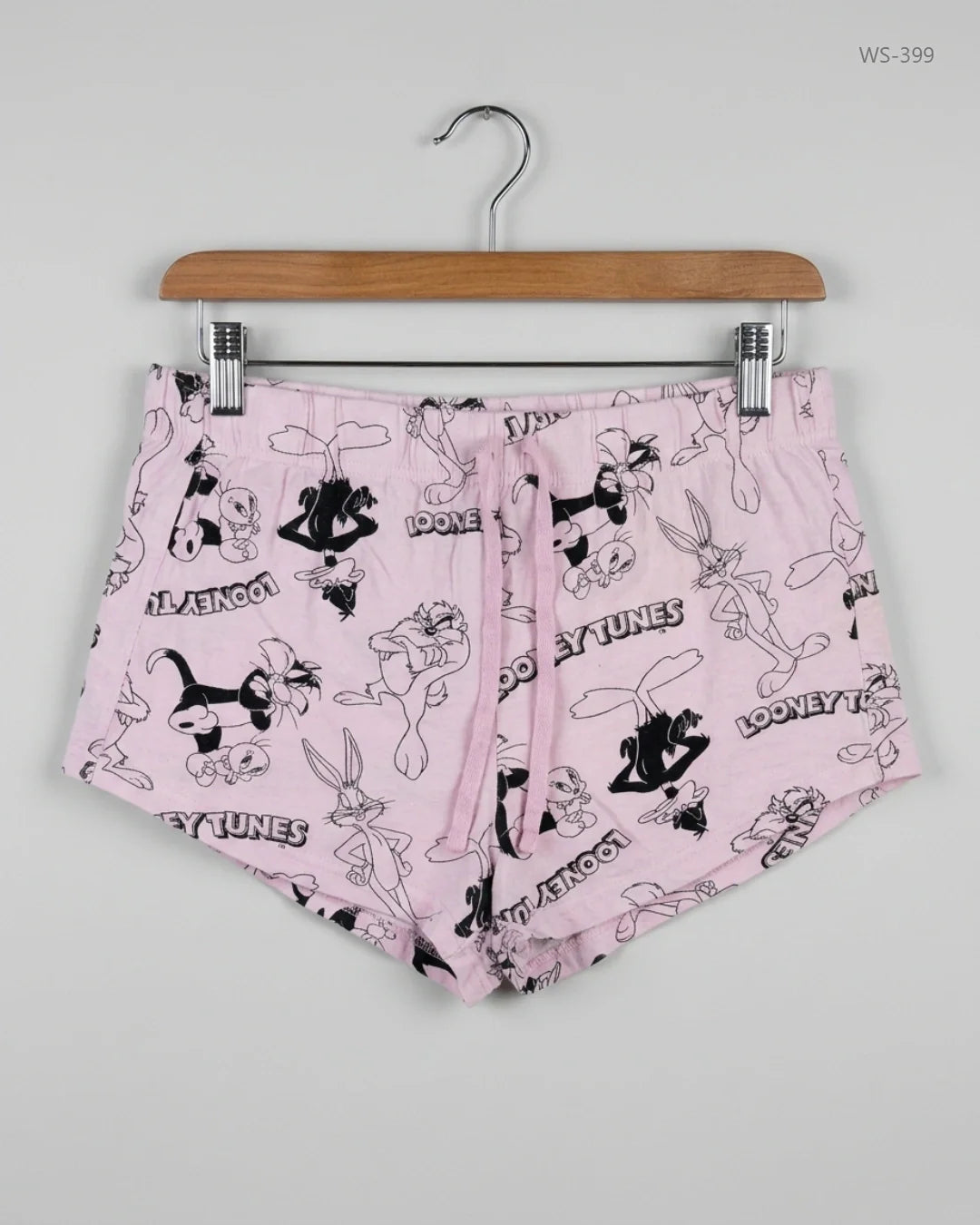 LOVE TO LOUNGE Pink Womens Shorts (WS-399)