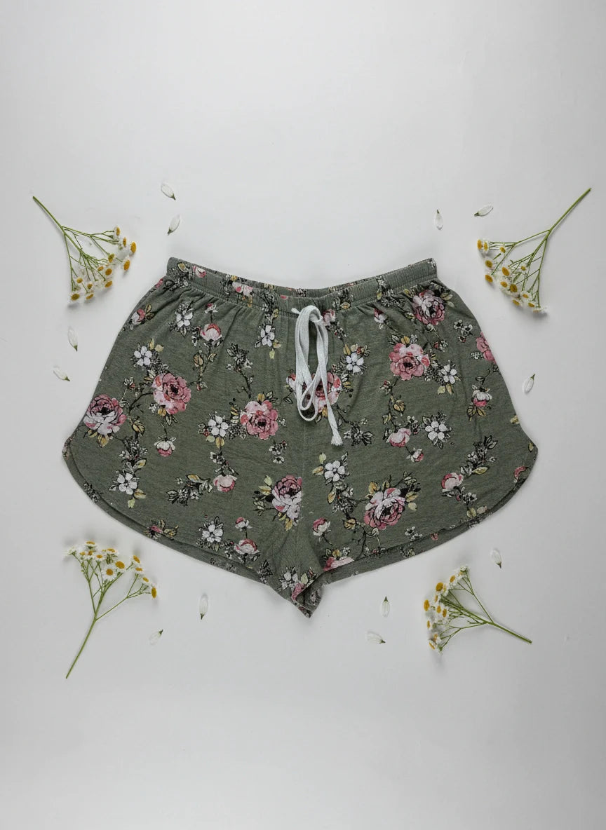 Good Condition Womens Shorts | Preloved Cut Lable | Green Polyester | Thrift Shop for Women Karachi Pakistan | OTS