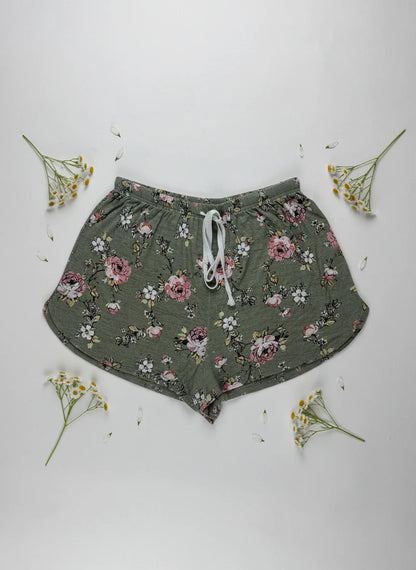 Good Condition Womens Shorts | Preloved Cut Lable | Green Polyester | Thrift Shop for Women Karachi Pakistan | OTS