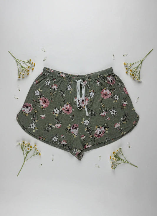 Good Condition Womens Shorts | Preloved Cut Lable | Green Polyester | Thrift Shop for Women Karachi Pakistan | OTS