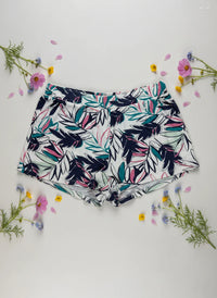 Cut Label Multi Color Women's Shorts (WS-40)