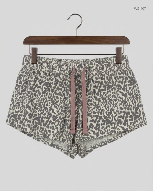 UK Imported secondhand Womens Shorts - Primark brand, White & Grey Cotton, Premium condition, for Women - Online Thrift Store Karachi Pakistan