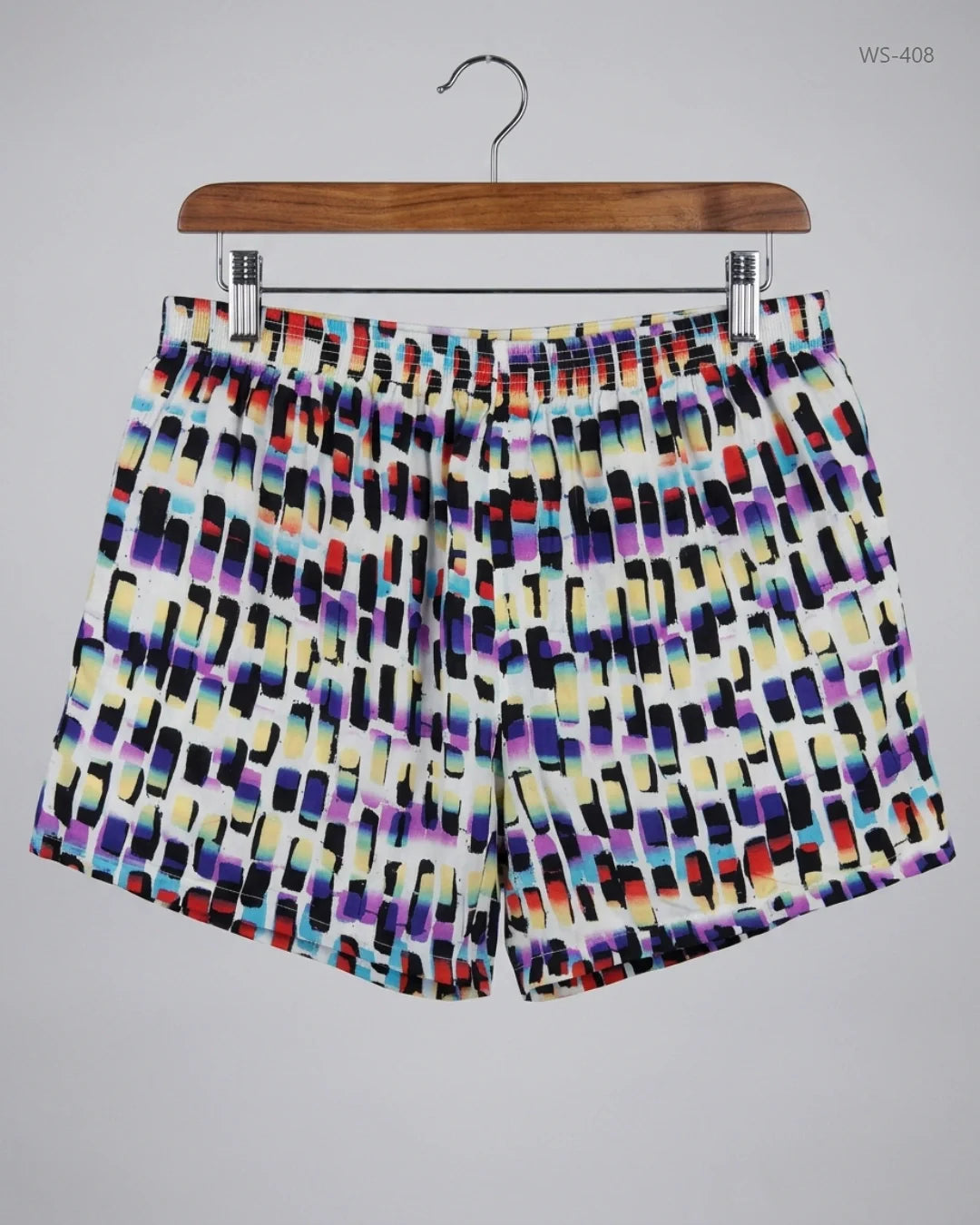 Womens Shorts | Papaya | Preloved Branded | Multi Viscose | Premium | OTS Thrift Store Islamabad Pakistan