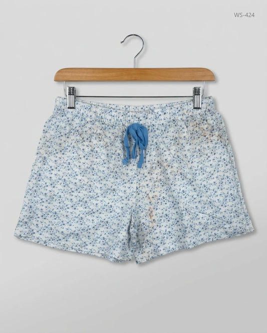 Womens Shorts | DUNNES | Preloved Branded | Blue Cotton | Excellent | OTS Thrift Store Lahore Pakistan