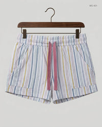 CUT LABEL White Womens Shorts (WS-431)