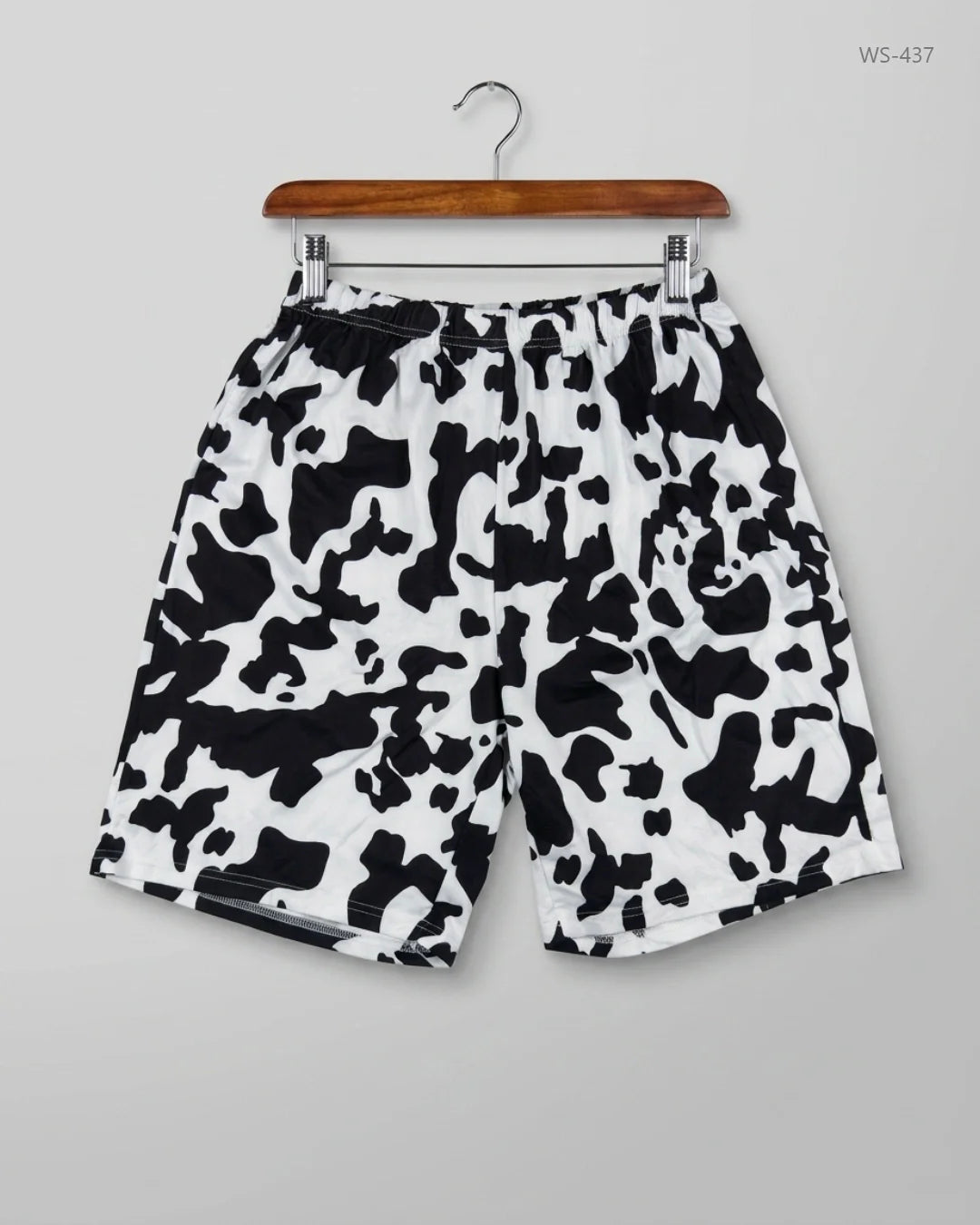 CUT LABEL Black & White Womens Shorts (WS-437)