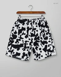CUT LABEL Black & White Womens Shorts (WS-437)