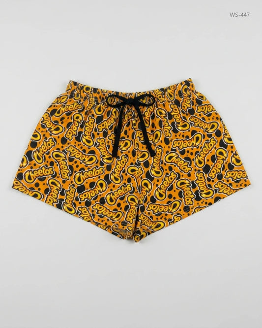Secondhand Branded Womens Shorts by Primark, Orange Cotton fabric, Premium condition, for Women - Online Thrift Shop Peshawar Pakistan