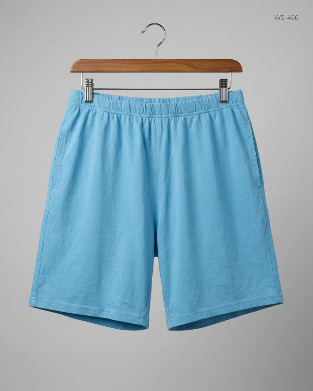 Shop Premium Womens Shorts by H&M | Preloved Branded Clothes | SkyBlue Cotton | Women | OTS Thrift Store Karachi Pakistan