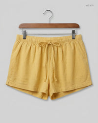 GEORGE Yellow Womens Shorts (WS-479)