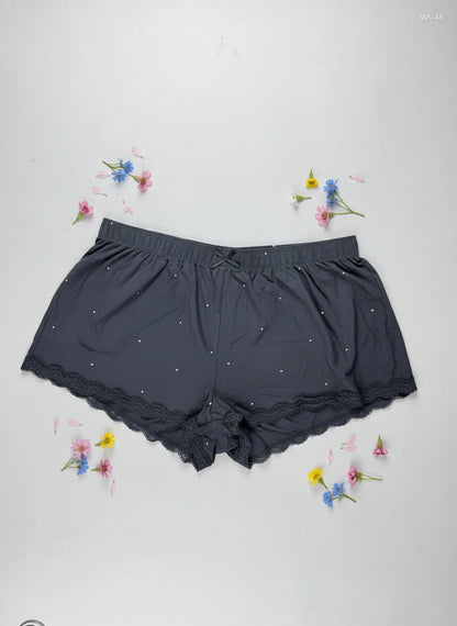 Womens Shorts | Primark | Preloved Branded | Gray Polyester | Premium | OTS Thrift Store Islamabad Pakistan