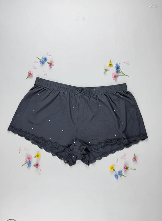 Womens Shorts | Primark | Preloved Branded | Gray Polyester | Premium | OTS Thrift Store Islamabad Pakistan