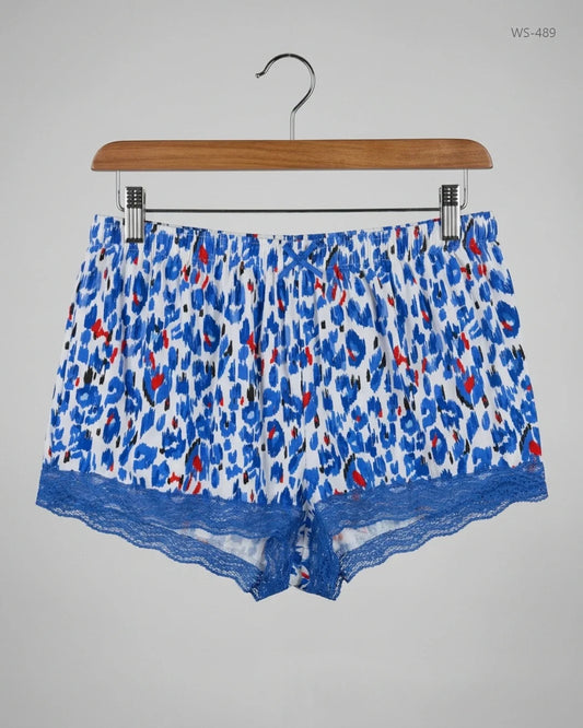 Premium Condition Womens Shorts | Preloved Primark | Blue Polyester | Thrift Shop for Women Karachi Pakistan | OTS