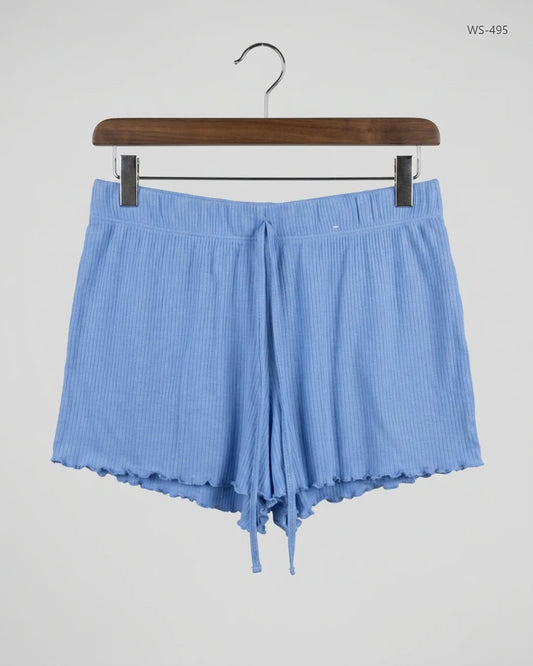 UK Imported secondhand Womens Shorts - Primark brand, Blue Cotton, Premium condition, for Women - Online Thrift Store Lahore Pakistan