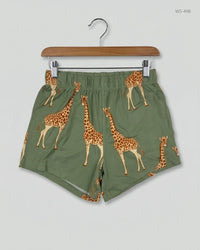 CHELSEA PEERS Green Womens Shorts (WS-498)