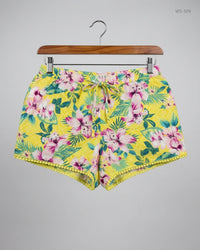 ABERCROMBIE & FITCH Yellow Womens Shorts (WS-509)