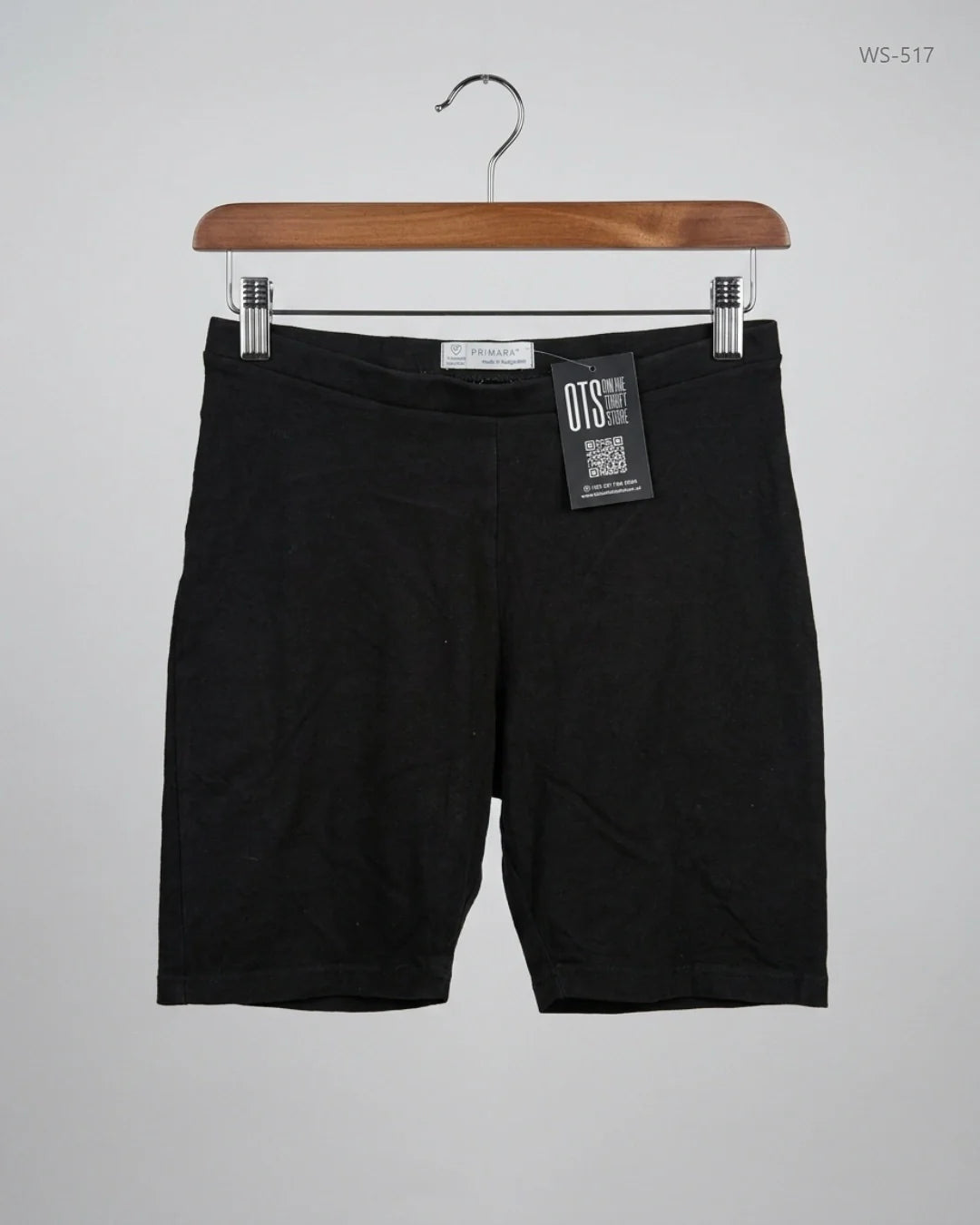 Womens Shorts | Primark | Preloved Branded | Black Cotton | Premium | OTS Thrift Store Karachi Pakistan