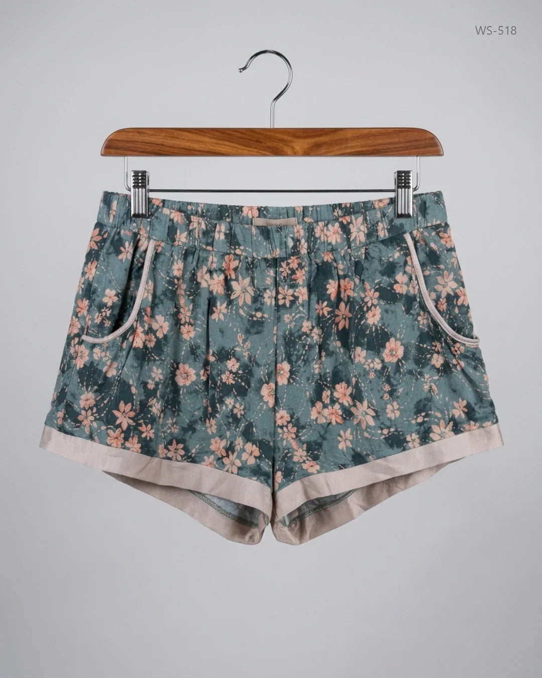 Womens Shorts | LOVE TO LOUNGE | Preloved Branded | Grey Polyester | Premium | OTS Thrift Store Lahore Pakistan