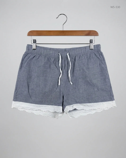 Preloved Premium Womens Shorts by Esmara, Grey Cotton for Women - OTS Thrift Shop Karachi Pakistan