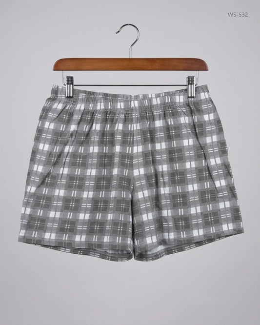 Secondhand Branded Womens Shorts by Bonprix, Grey Cotton fabric, Premium condition, for Women - Online Thrift Shop Islamabad Pakistan