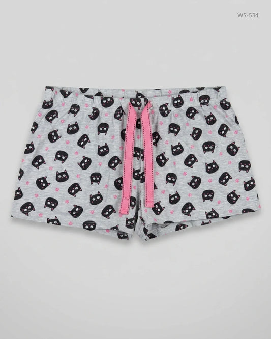 Secondhand Branded Womens Shorts by LOVE TO LOUNGE, Grey Cotton fabric, Premium condition, for Women - Online Thrift Shop Lahore Pakistan