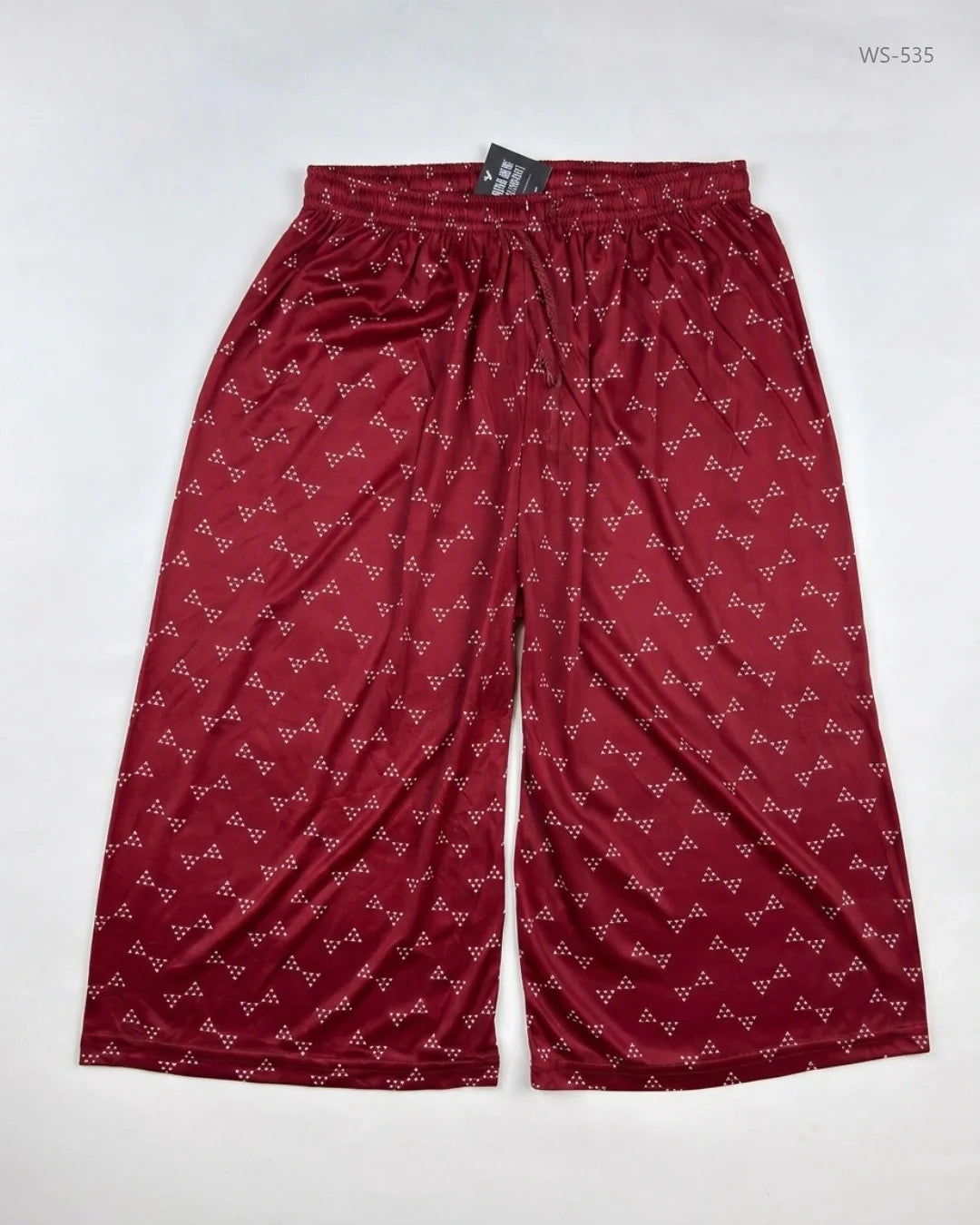 CUT LABEL Maroon Womens Shorts (WS-535)