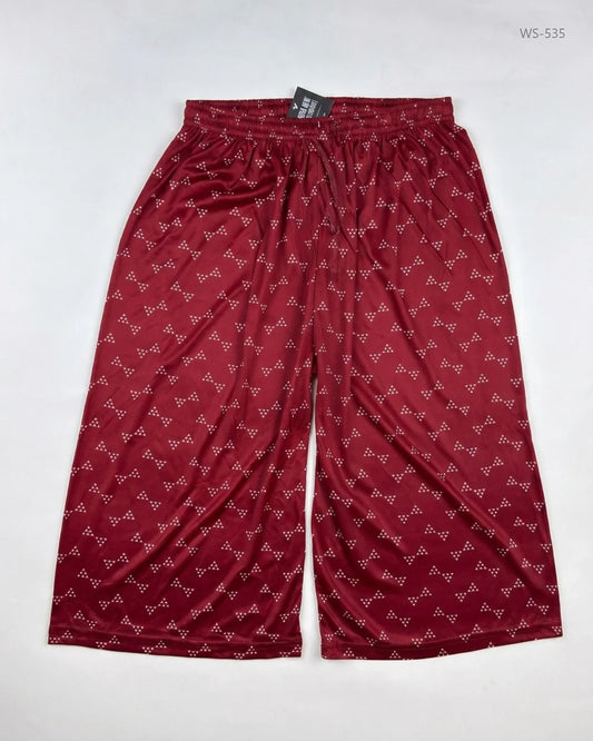 Shop Premium Womens Shorts by CUT LABEL | Preloved Branded Clothes | Maroon Polyester | Women | OTS Thrift Store Peshawar Pakistan