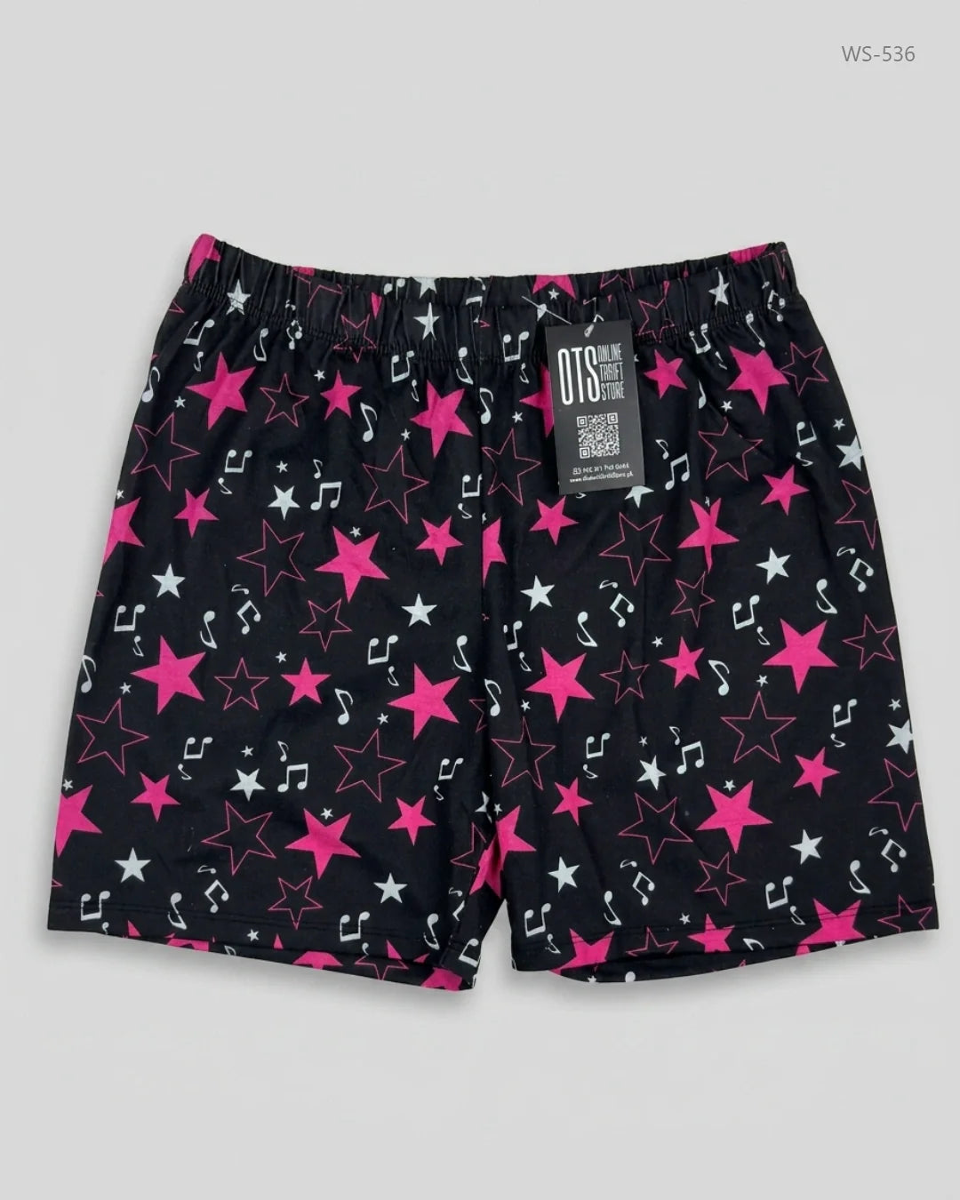 UK Imported secondhand Womens Shorts - Harry Bear brand, Black cotton, Premium condition, for Women - Online Thrift Store Peshawar Pakistan