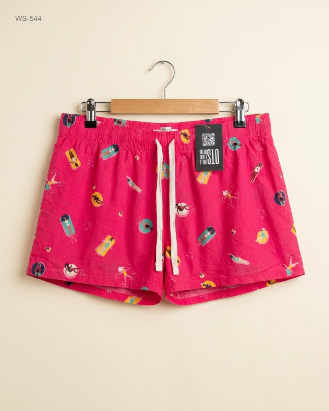MARKS & SPENCER (WS-544) Pink Womens Shorts