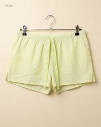 LOVE TO LOUNGE (WS-559) Lime Green Womens Shorts