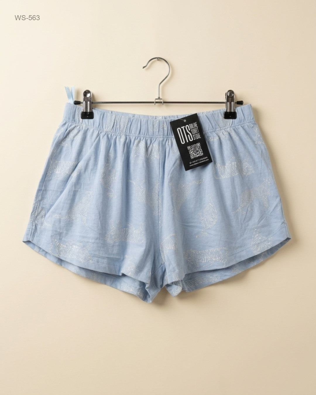 DUNNES (WS-563) Sky Blue Womens Shorts