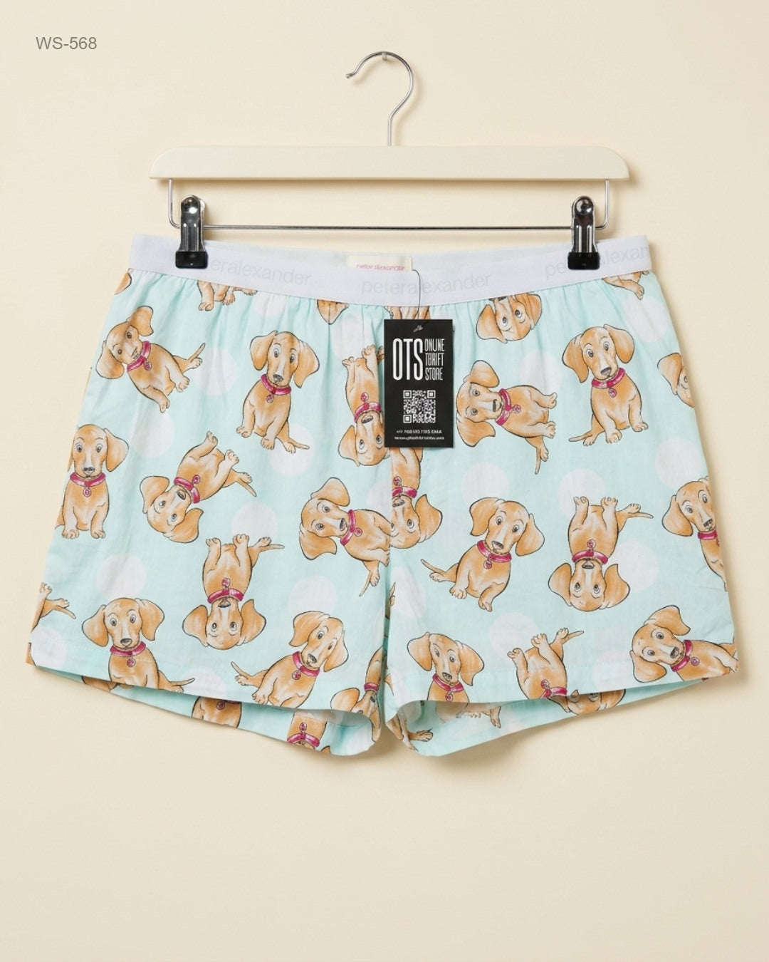 PETER ALEXANDER (WS-568) Cyan Womens Shorts