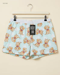 PETER ALEXANDER (WS-568) Cyan Womens Shorts