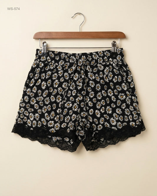 Preloved Premium Womens Shorts by pimkie, Black Cotton for Womens - OTS Thrift Shop Karachi Pakistan
