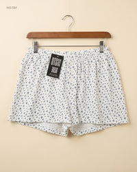 PRIMARK (WS-581) White & Blue Womens Shorts