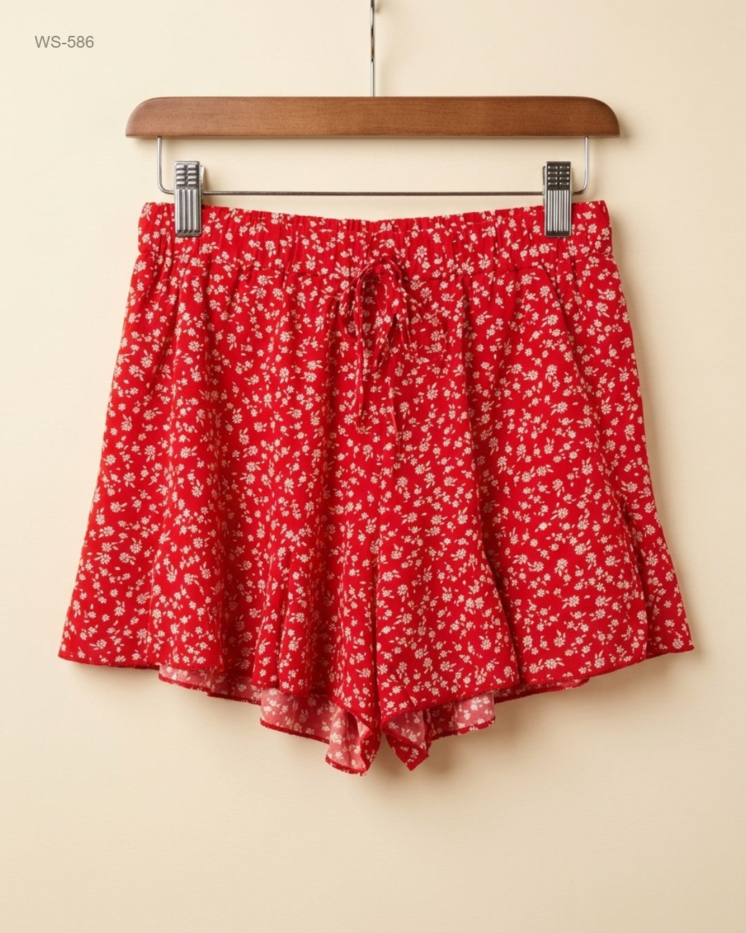 SHEIN (WS-586) Red Womens Shorts
