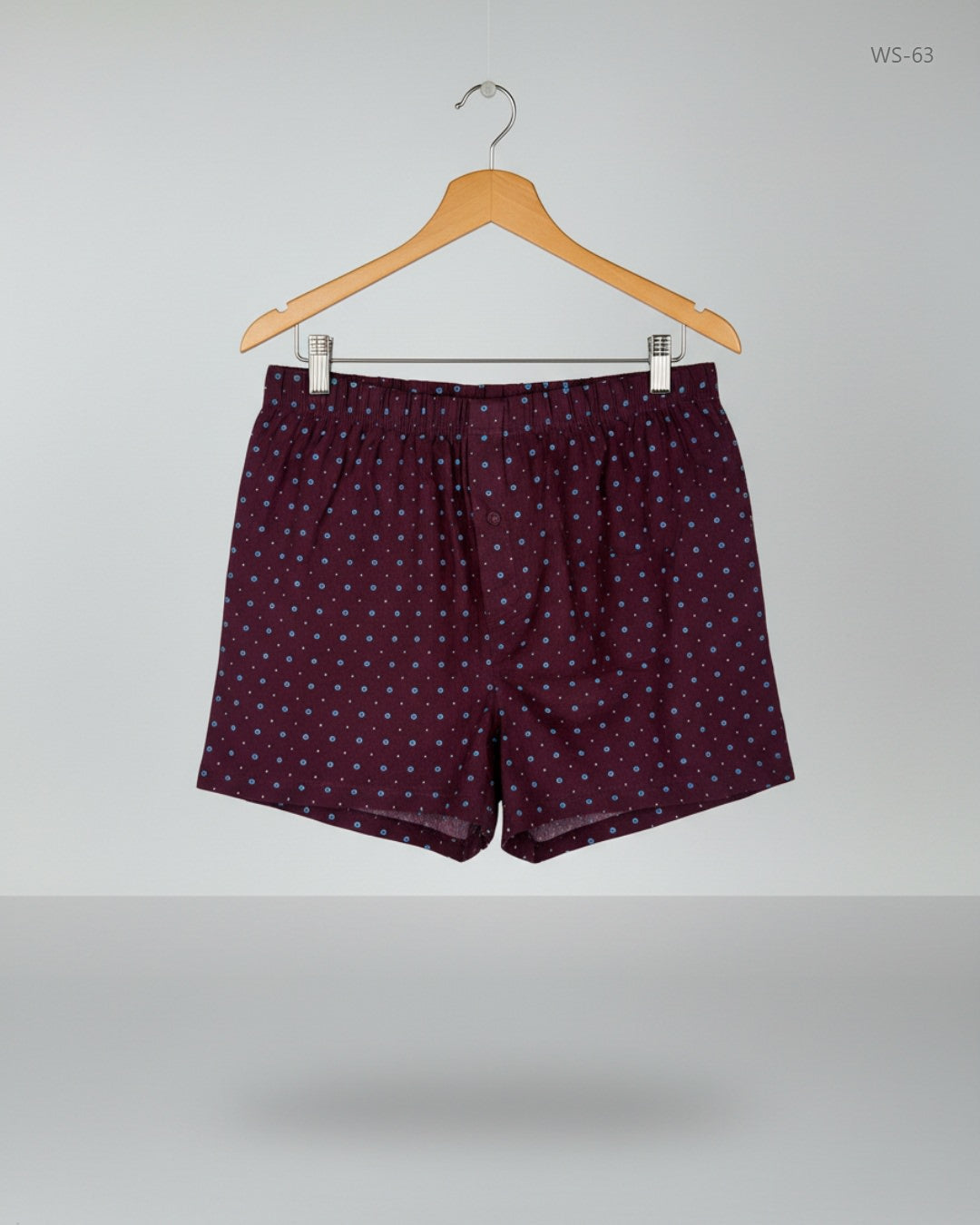 NUTMEG Maroon Womens Shorts (WS-63)
