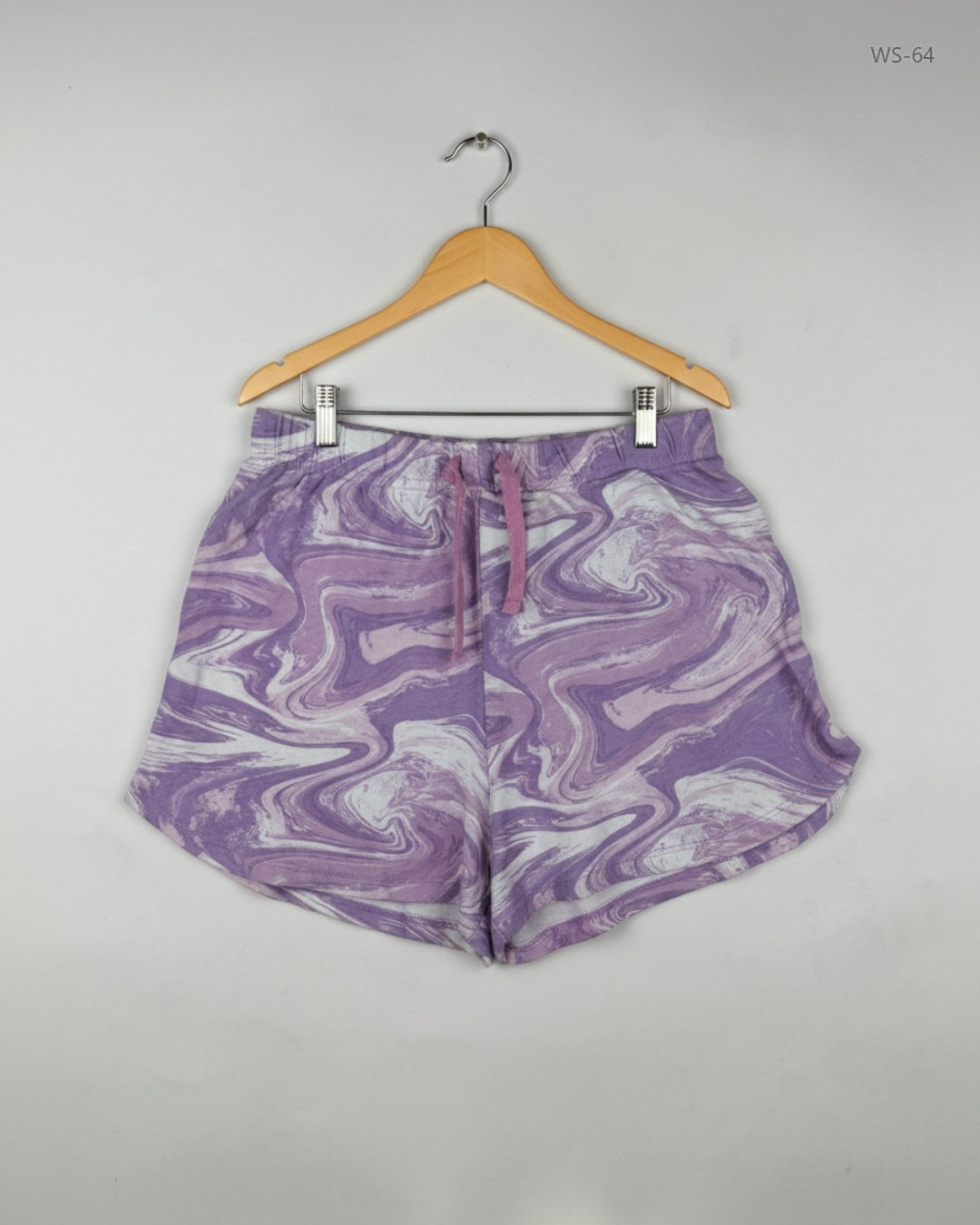CUT LABEL Purple Womens Shorts (WS-64)