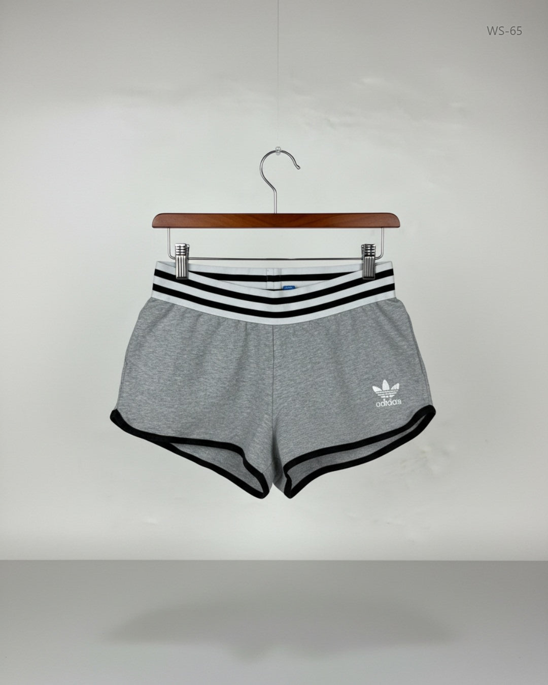 ADIDAS Grey Womens Shorts (WS-65)