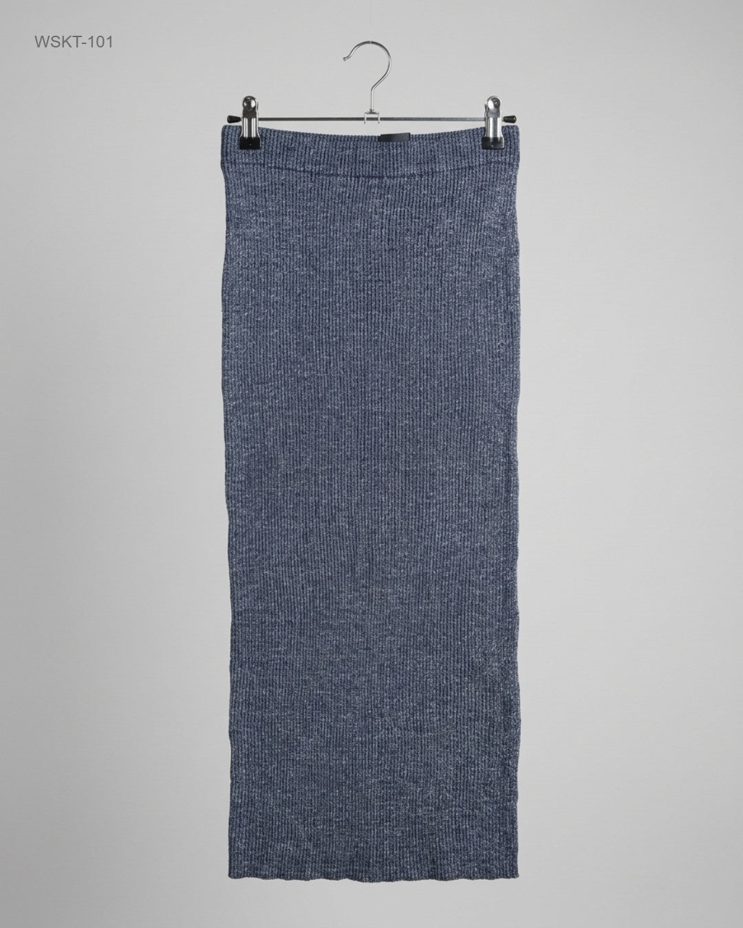H&M Gray Metallic Ribbed Midi Skirt buy preloved clothing online Pakistan