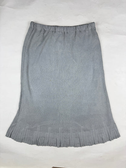 CUT LABEL Grey Knit Midi Skirt buy preloved clothing online Pakistan - image 2