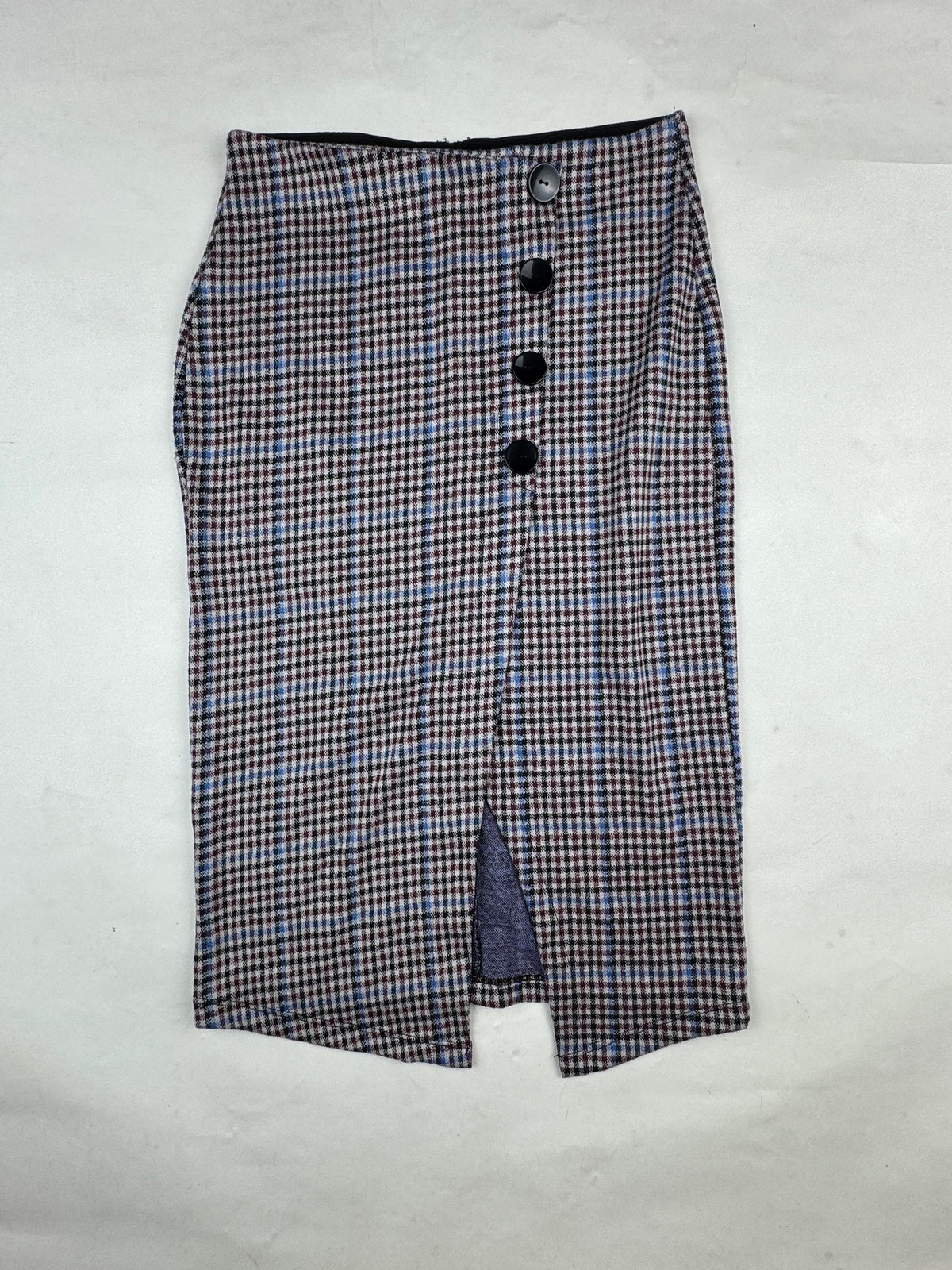 Stradivarious Multi Houndstooth Pencil Skirt buy preloved clothing online Pakistan - image 2