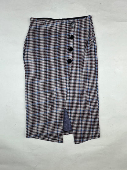 Stradivarious Multi Houndstooth Pencil Skirt buy preloved clothing online Pakistan - image 2